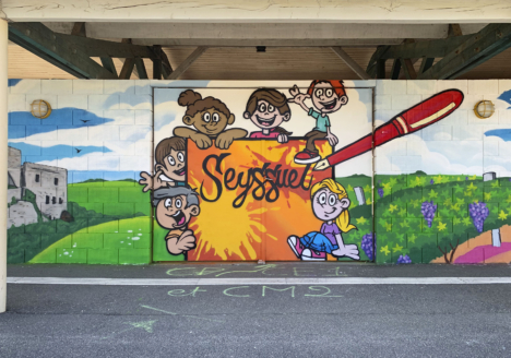Seyssuel-fresque-ecole