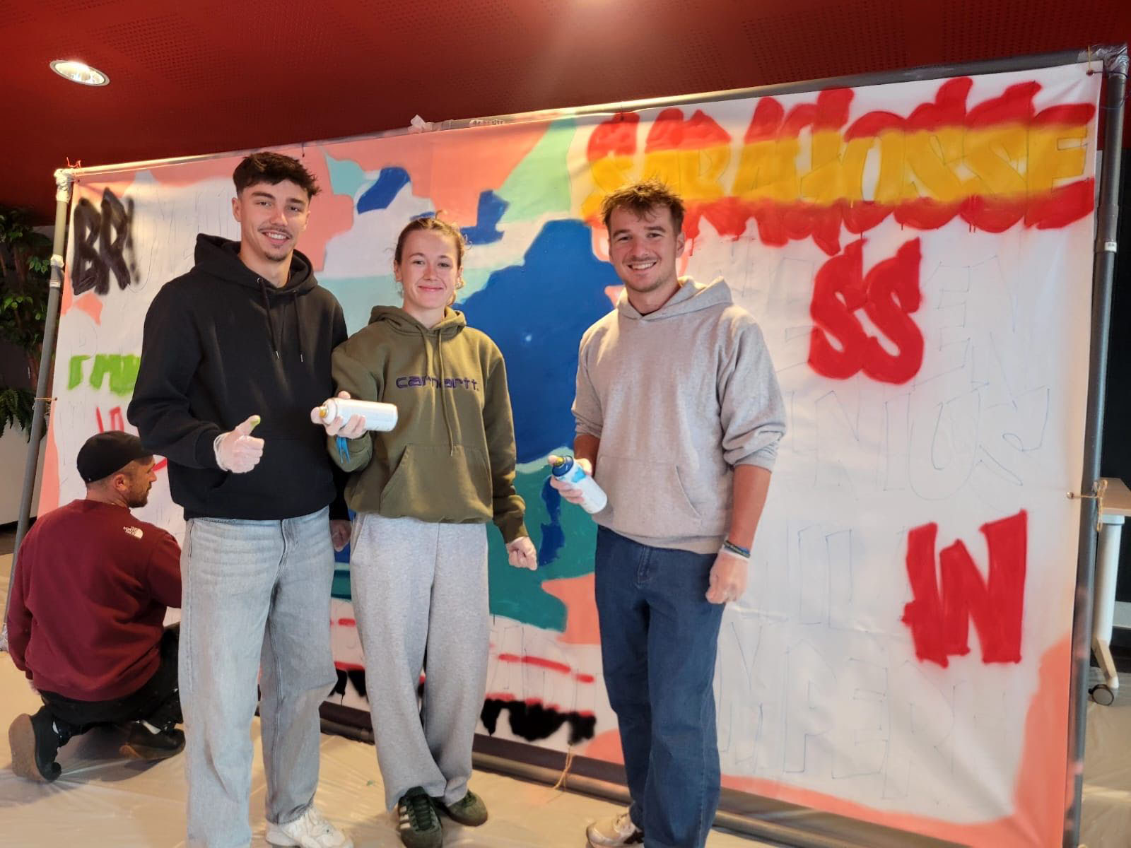 Fresque participative à l'IUT de Saint-Etienne