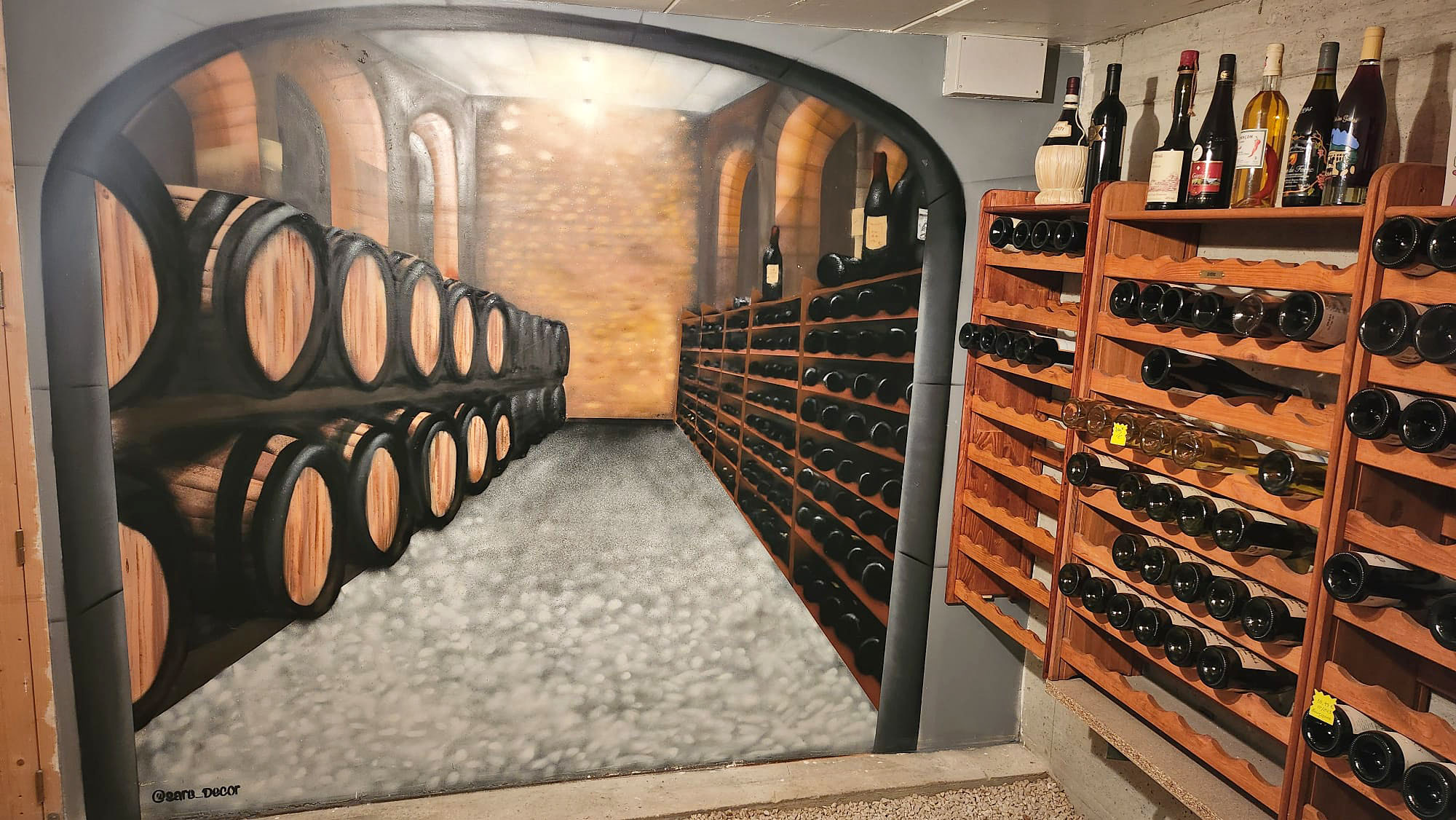 décoration cave à vin pour particulier