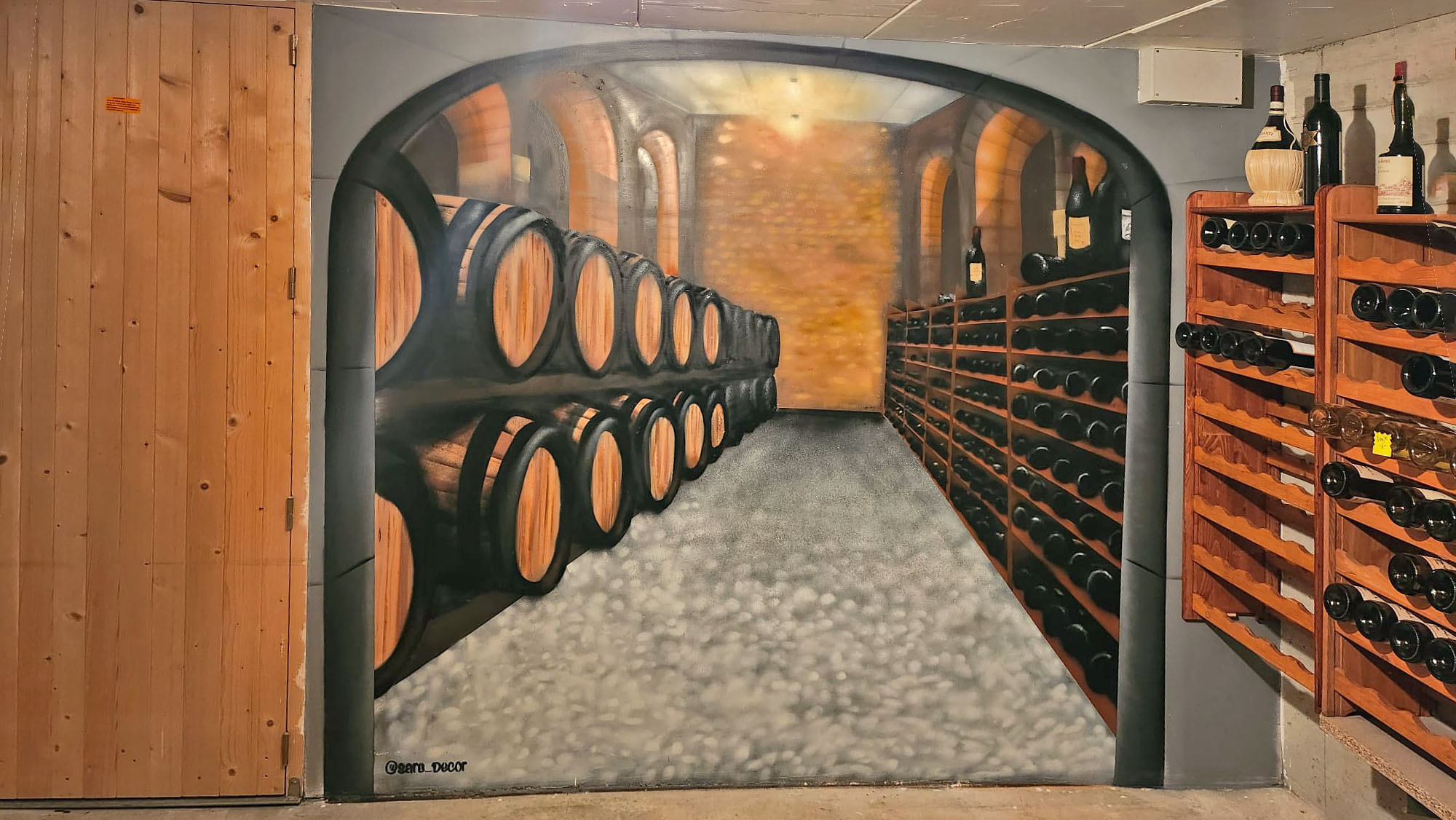 décoration cave à vin pour particulier